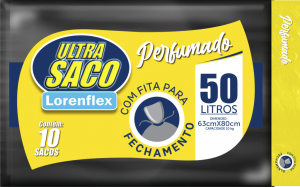 ULTRA SACO COM FITA 50 LITROS