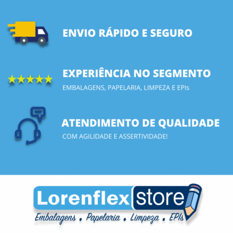 SACO HAMPER VERMELHO LORENFLEX 100L C/ 50UN