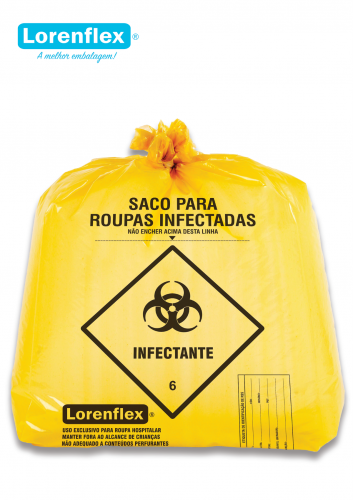SACO HAMPER AMARELO 100 LITROS  50UN