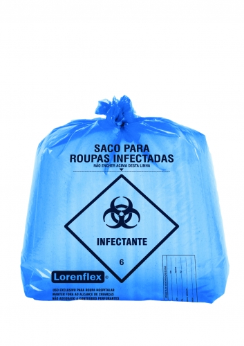 SACO HAMPER AZUL 120 Litros C/ 50UN