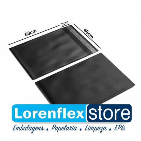 ENVELOPE DE SEGURANCA ECO 400X600 PRETO C/ 25