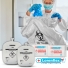 SACO INFECTANTE BRANCO LORENFLEX 30L C/ 100UN